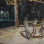 Ring Around, 2015<br>oil on canvas<br>29" x 30"